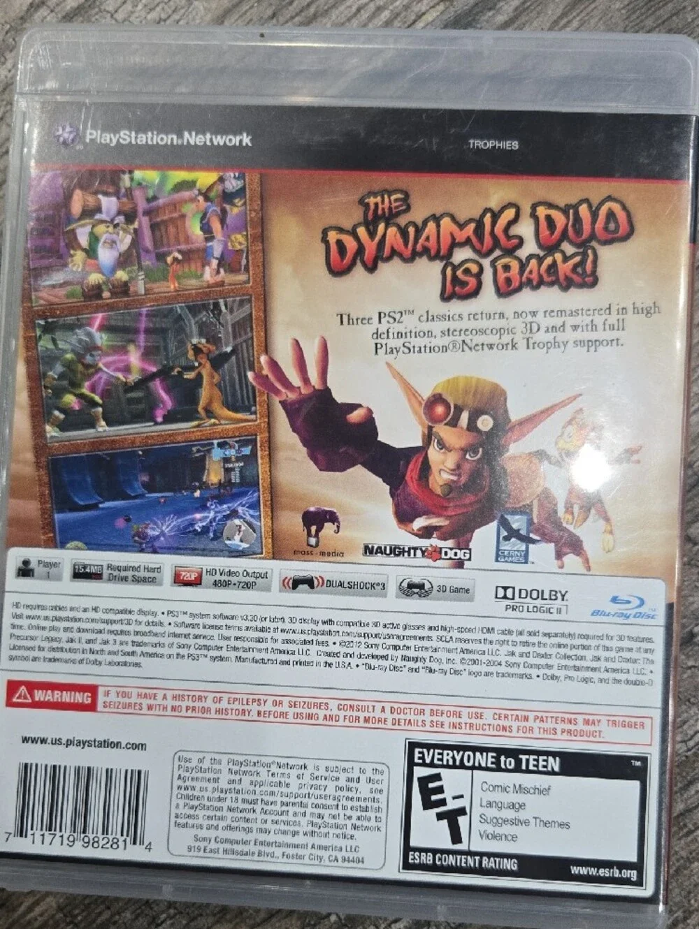 Sony PS3 Jak and Daxter Collection